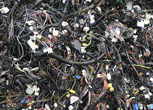 Waste car wires