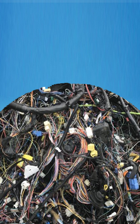 Waste car wires